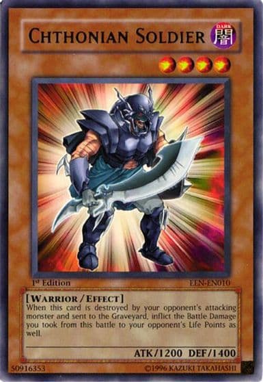 Chthonian Soldier Elemental Energy Yu-Gi-Oh! card