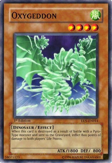 Oxygeddon Elemental Energy Yu-Gi-Oh! card
