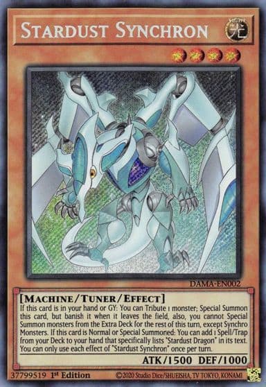 Stardust Synchron Dawn of Majesty Yu-Gi-Oh! card