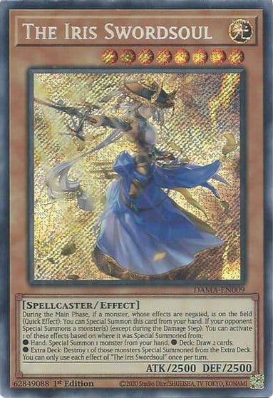 The Iris Swordsoul Dawn of Majesty Yu-Gi-Oh! card