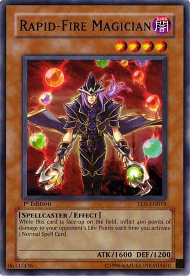 Rapid Fire Magician Elemental Energy Yu-Gi-Oh! card