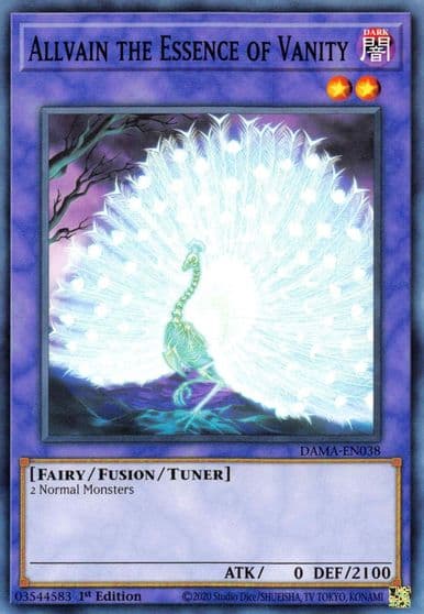 Allvain the Essence of Vanity Dawn of Majesty Yu-Gi-Oh! card