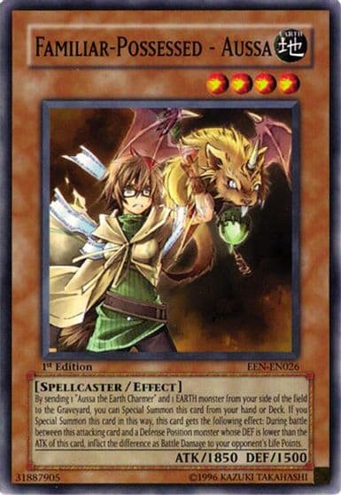 Familiar Possessed Aussa Elemental Energy Yu-Gi-Oh! card