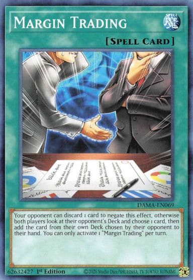 Margin Trading Dawn of Majesty Yu-Gi-Oh! card