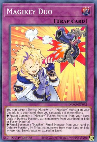 Magikey Duo Dawn of Majesty Yu-Gi-Oh! card