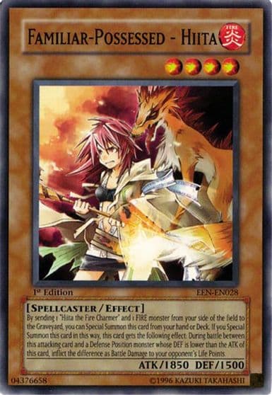 Familiar Possessed Hiita Elemental Energy Yu-Gi-Oh! card