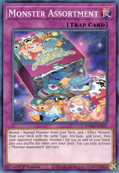Monster Assortment Dawn of Majesty Yu-Gi-Oh! card
