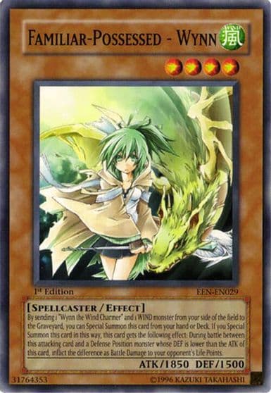 Familiar Possessed Wynn Elemental Energy Yu-Gi-Oh! card