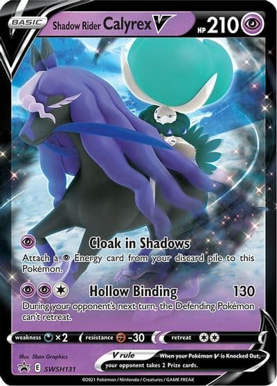 Shadow Rider Calyrex V - SWSH131 SWSH: Sword & Shield Promo Cards Pokemon card