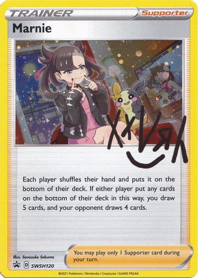 Marnie - SWSH120 SWSH: Sword & Shield Promo Cards Pokemon card