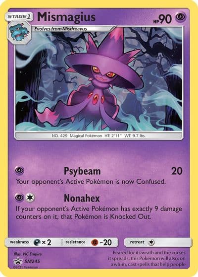 Mismagius - SM245 SM Promos Pokemon card