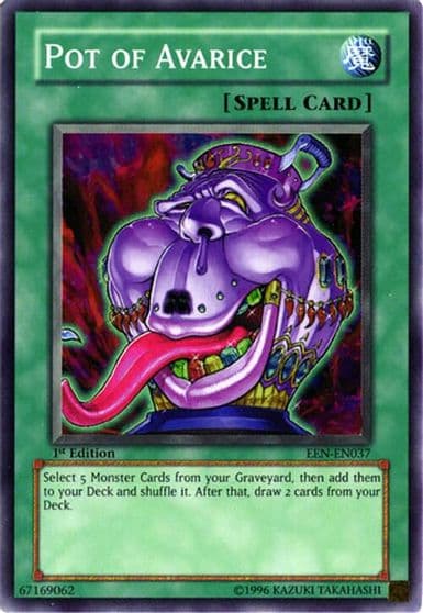 Pot of Avarice Elemental Energy Yu-Gi-Oh! card