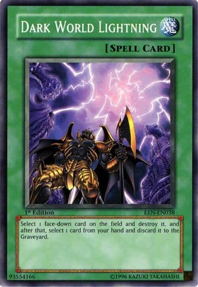 Dark World Lightning Elemental Energy Yu-Gi-Oh! card