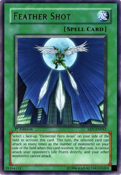 Feather Shot Elemental Energy Yu-Gi-Oh! card