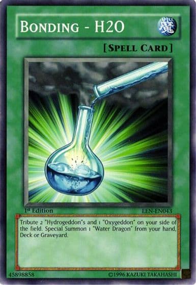 Bonding H2O Elemental Energy Yu-Gi-Oh! card