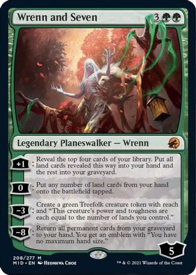 Wrenn and Seven Innistrad: Midnight Hunt Magic card