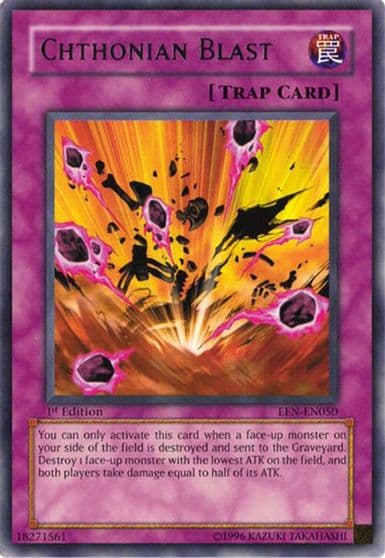 Chthonian Blast Elemental Energy Yu-Gi-Oh! card