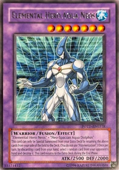 Elemental Hero Aqua Neos POTD EN031K Redemption Replacement Yu-Gi-Oh! card