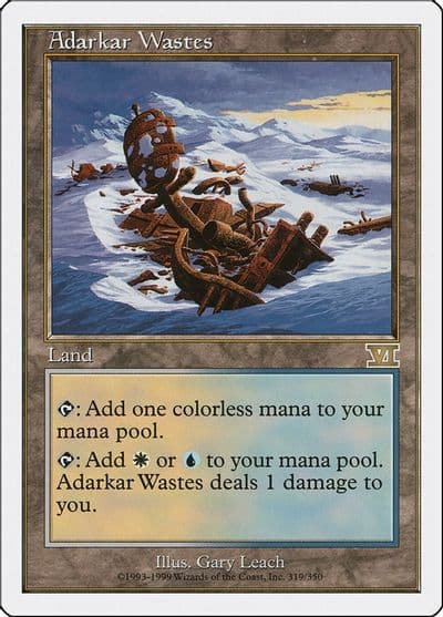 Adarkar Wastes Classic Sixth Edition Magic card