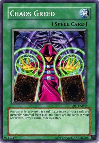 Chaos Greed Dark Revelation Volume 2 Yu-Gi-Oh! card