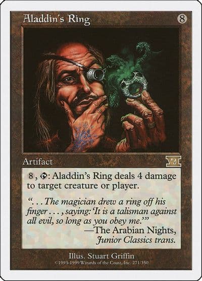 Aladdins Ring Classic Sixth Edition Magic card