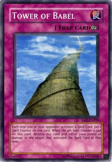 Tower of Babel Dark Revelation Volume 2 Yu-Gi-Oh! card