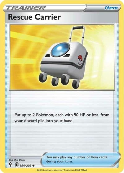 Rescue Carrier SWSH07: Evolving Skies Pokemon card
