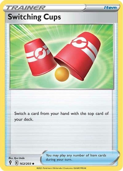 Switching Cups SWSH07: Evolving Skies Pokemon card