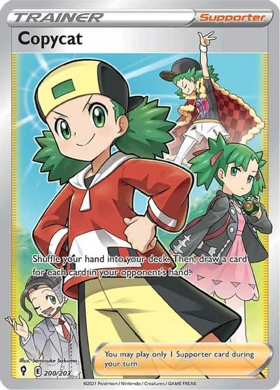 Copycat (Full Art) SWSH07: Evolving Skies Pokemon card