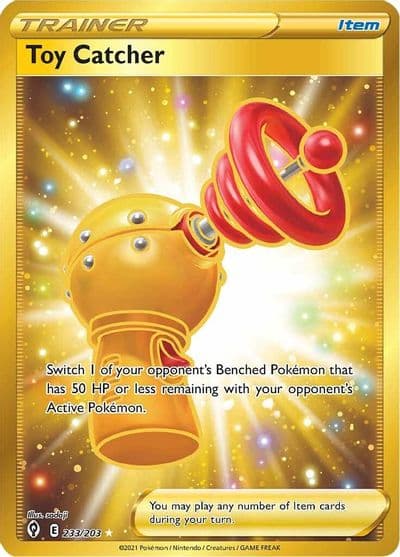 Toy Catcher (Secret) SWSH07: Evolving Skies Pokemon card