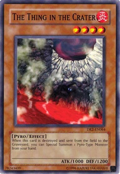 The Thing in the Crater Dark Revelation Volume 2 Yu-Gi-Oh! card