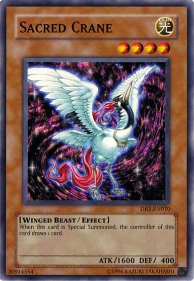 Sacred Crane Dark Revelation Volume 2 Yu-Gi-Oh! card