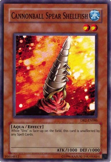 Cannonball Spear Shellfish Dark Revelation Volume 2 Yu-Gi-Oh! card