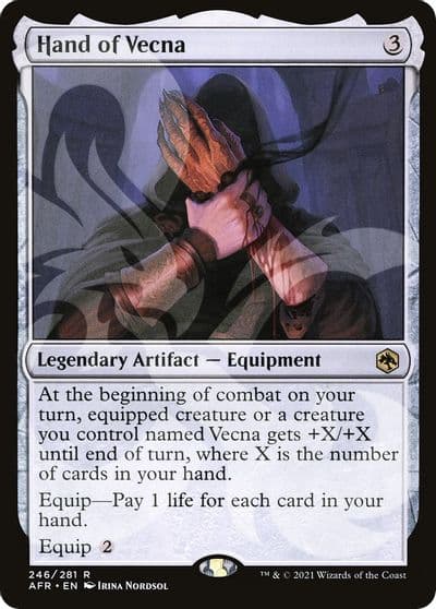 Hand of Vecna AFR Ampersand Promos Magic card