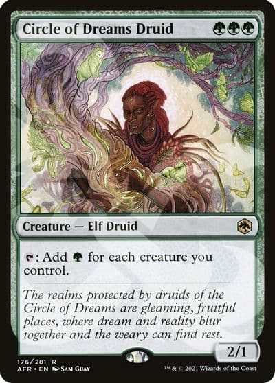 Circle of Dreams Druid AFR Ampersand Promos Magic card