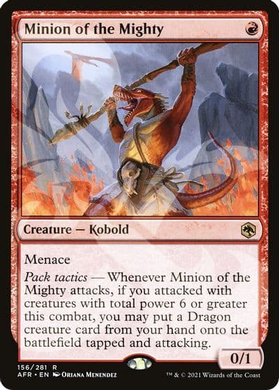 Minion of the Mighty AFR Ampersand Promos Magic card
