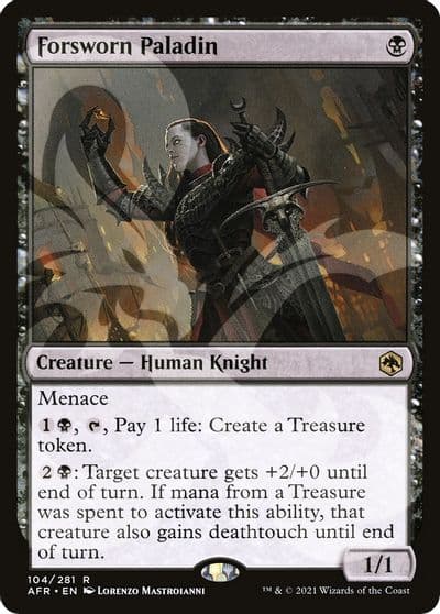 Forsworn Paladin AFR Ampersand Promos Magic card
