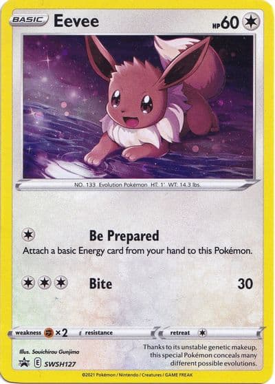 Eevee - SWSH127 SWSH: Sword & Shield Promo Cards Pokemon card