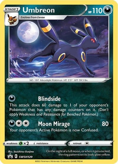 Umbreon - SWSH129 SWSH: Sword & Shield Promo Cards Pokemon card