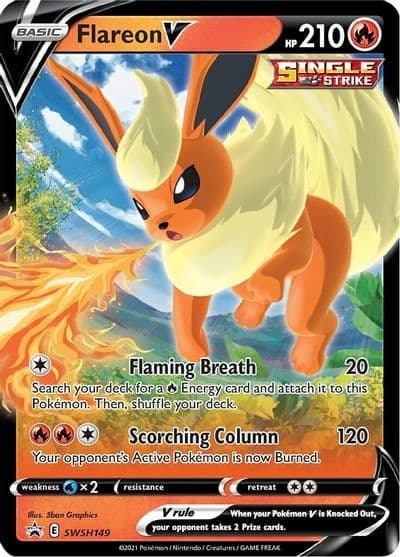 Flareon V - SWSH149 SWSH: Sword & Shield Promo Cards Pokemon card