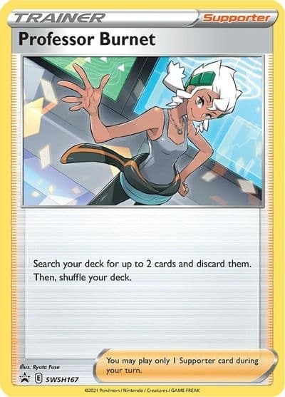 Professor Burnet - SWSH167 SWSH: Sword & Shield Promo Cards Pokemon card