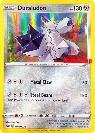 Duraludon - SWSH028 (Gamestop Exclusive) Miscellaneous Cards & Products Pokemon card