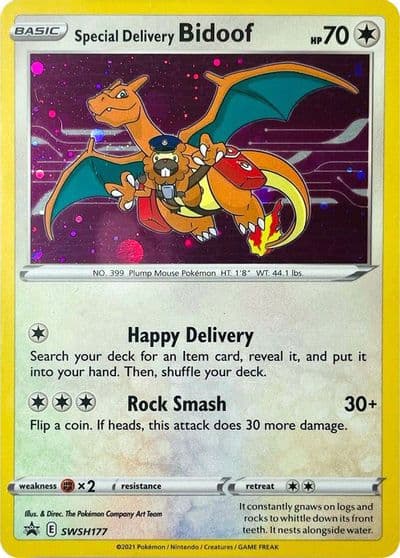 Special Delivery Bidoof SWSH: Sword & Shield Promo Cards Pokemon card
