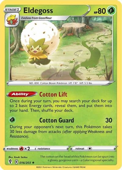 Eldegoss Deck Exclusives Pokemon card