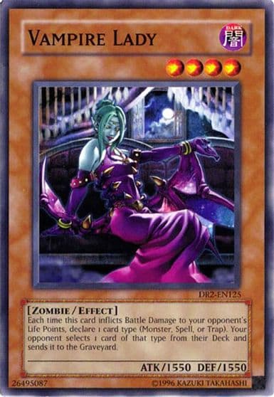Vampire Lady Dark Revelation Volume 2 Yu-Gi-Oh! card