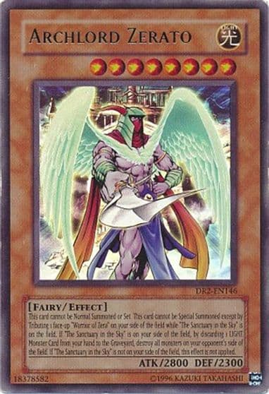Archlord Zerato Dark Revelation Volume 2 Yu-Gi-Oh! card