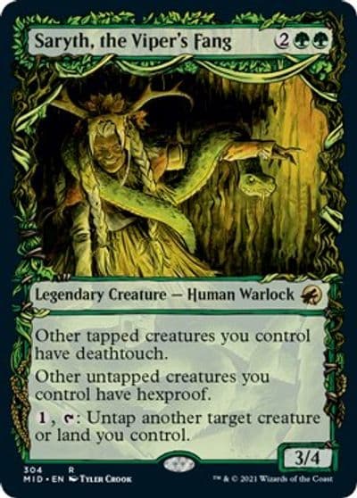 Saryth the Vipers Fang Showcase Innistrad: Midnight Hunt Magic card