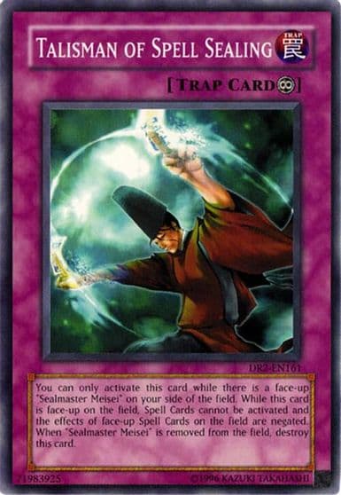Talisman of Spell Sealing Dark Revelation Volume 2 Yu-Gi-Oh! card