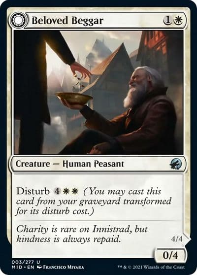 Beloved Beggar Innistrad: Midnight Hunt Magic card