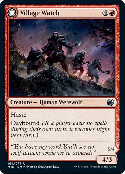 Village Watch Innistrad: Midnight Hunt Magic card